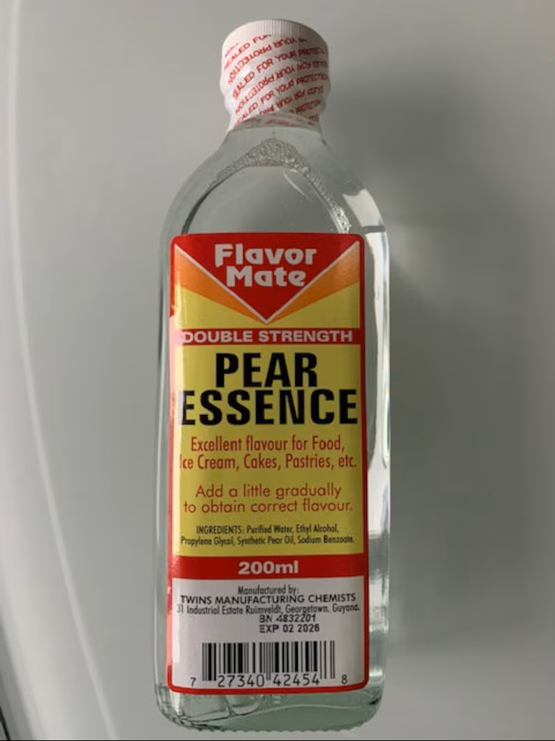 guyanese mixed essence: caribbean baking flavor cakes drinks juices ice cream 200 ml